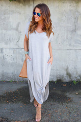 Ocean of Elegance Pocket Maxi Dress - 5 Colors
